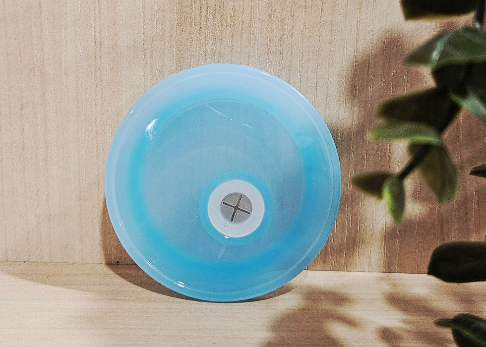 Miniature : Gobelet en verre givré 