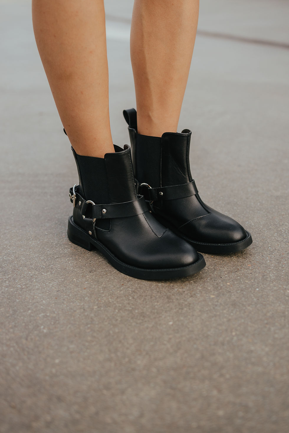Botas cortas de motociclista