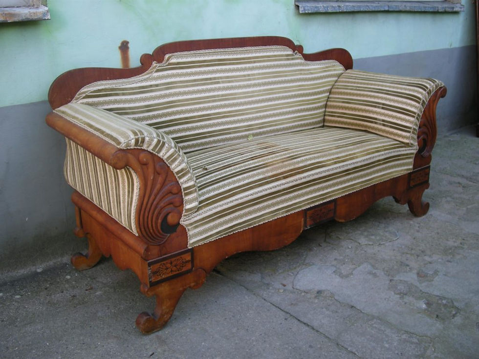 Miniatura: 227. Zestaw mebli biedermeier