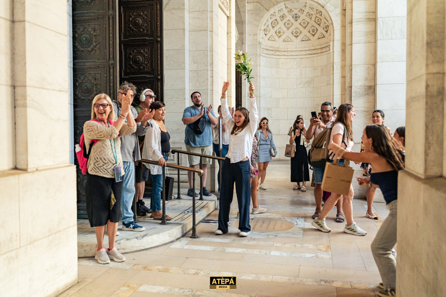 Ericksberry Elopement – New York Public Library, NYC, photo 5 — Atèpá Media