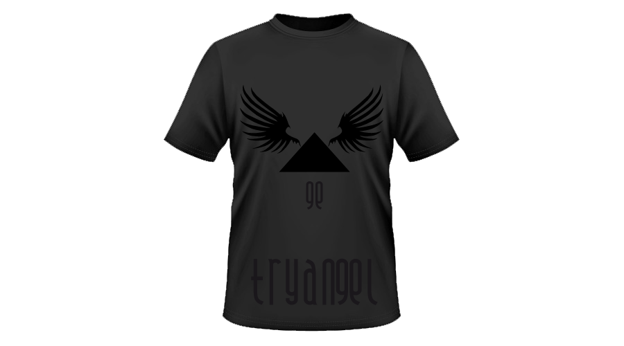 TryAngel T-Shirt Black Basics