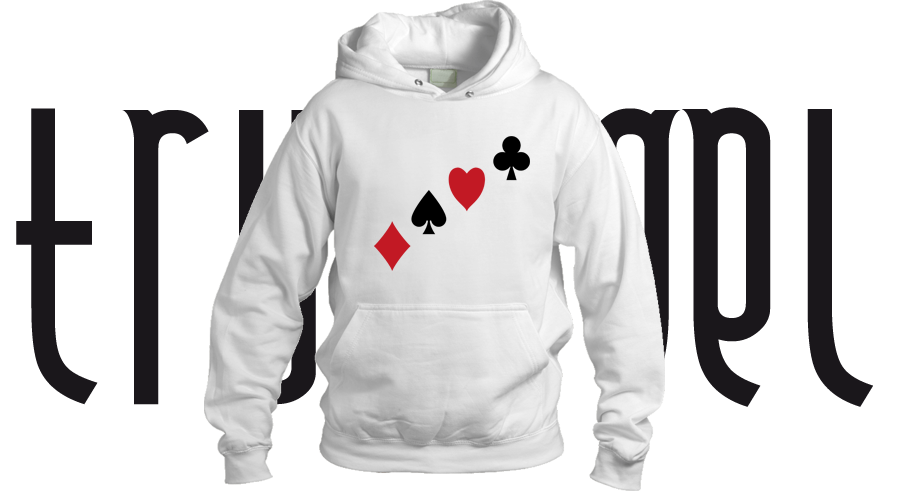 TryAngel Inline Karten Symbole Hoodie