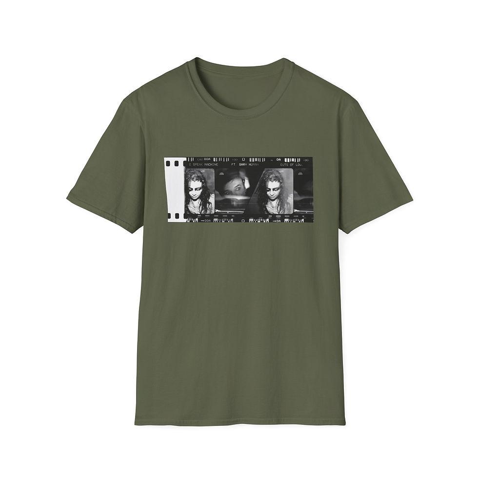 Thumbnail: B&W I SPEAK MACHINE FT. GARY NUMAN - Unisex T-Shirt