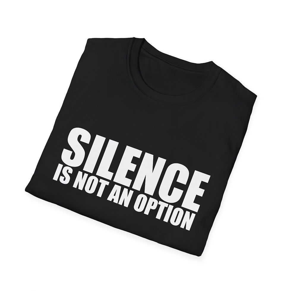 Thumbnail: Silence Isn't an Option T-Shirt, Unisex