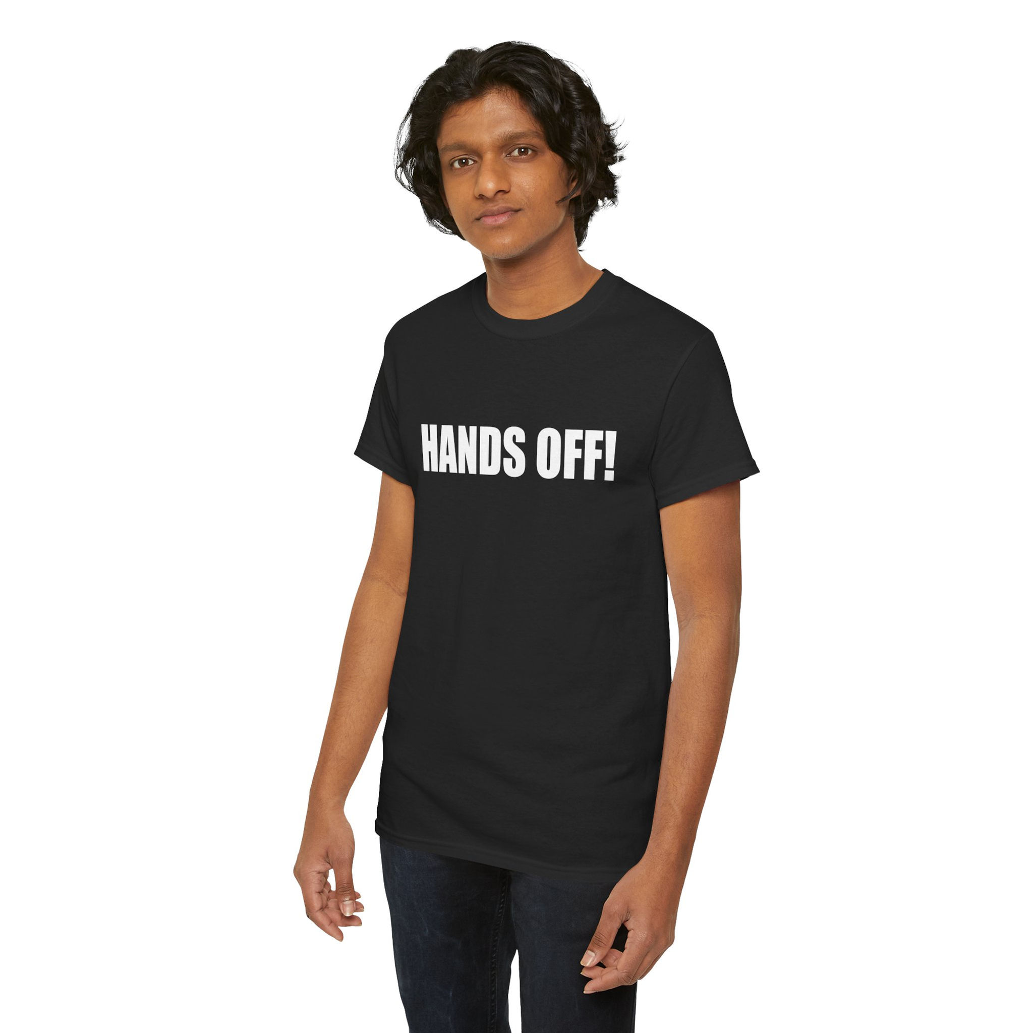 Hands Off! - Unisex Heavy Cotton Tee