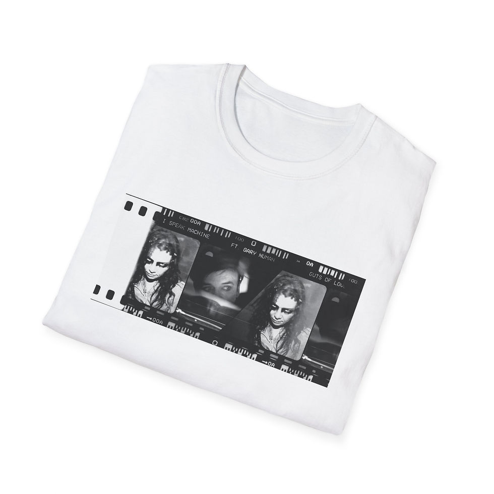 Thumbnail: B&W I SPEAK MACHINE FT. GARY NUMAN - Unisex T-Shirt