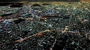 Mexico City at night