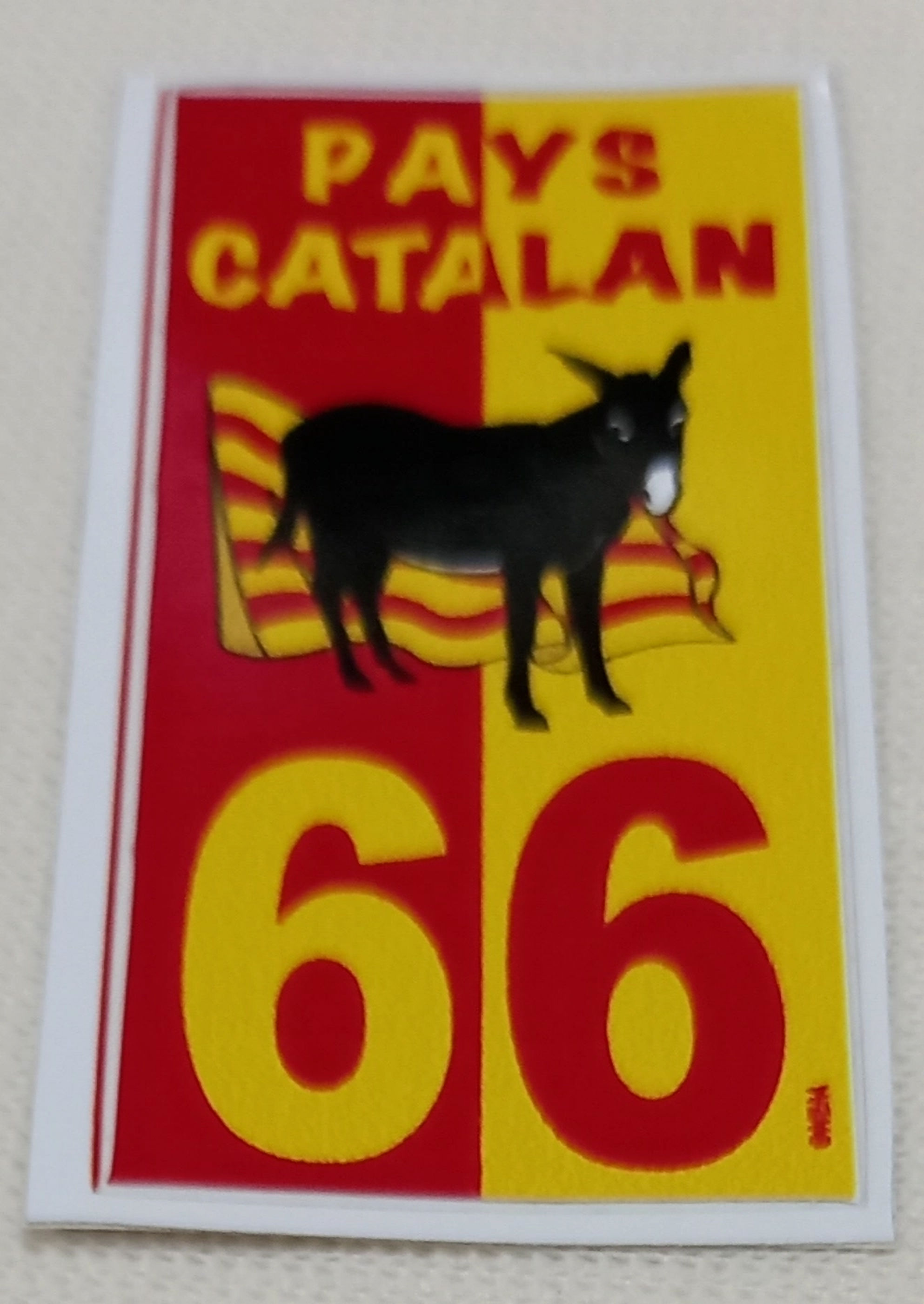 Autocollant plaque moto 2