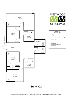Suite 302 Floorplan