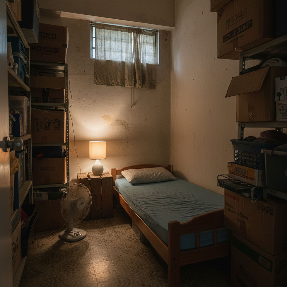 An AI generated image based on the descriptions provided by helpers and potential employers.