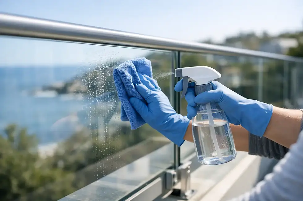 How to Clean Glass Balustrade Properly