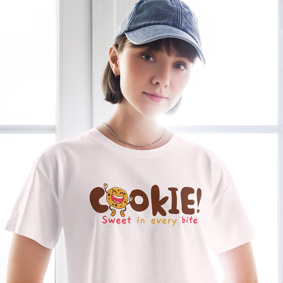 Thumbnail: "Cookie! | Sweet in Every Bite" Women’s crop top