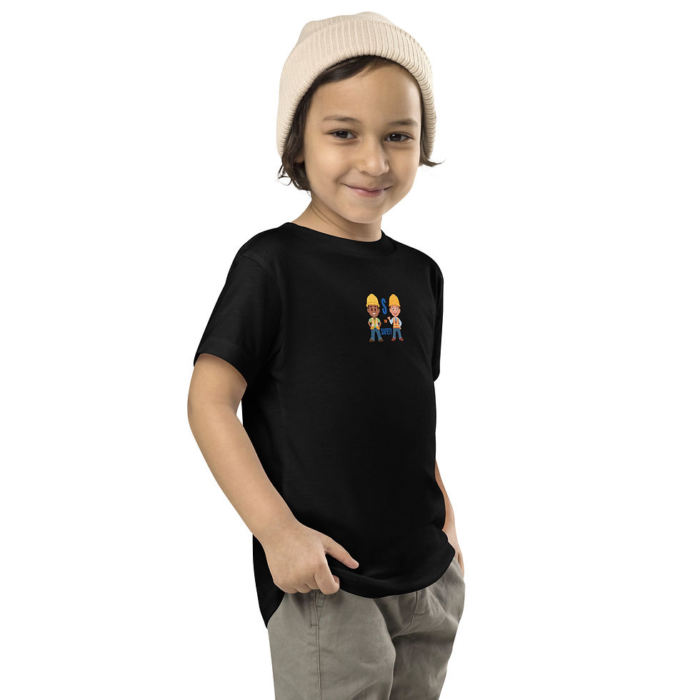 Thumbnail: "S for Safety" Toddler Short Sleeve Tee