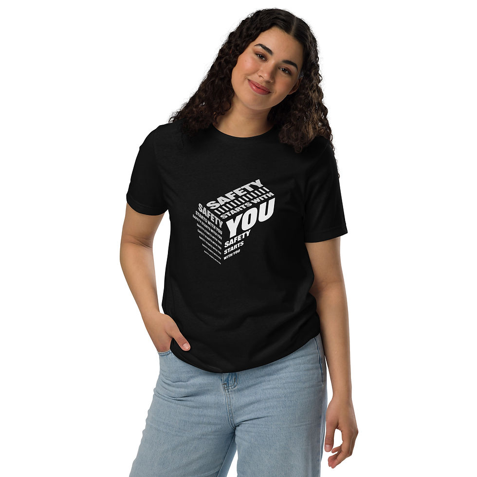 Thumbnail: "Safety Starts with You" Unisex Staple Eco T-shirt 🌿 