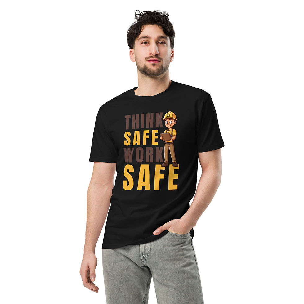 Thumbnail: "Think Safe Work Safe" Unisex Premium T-Shirt