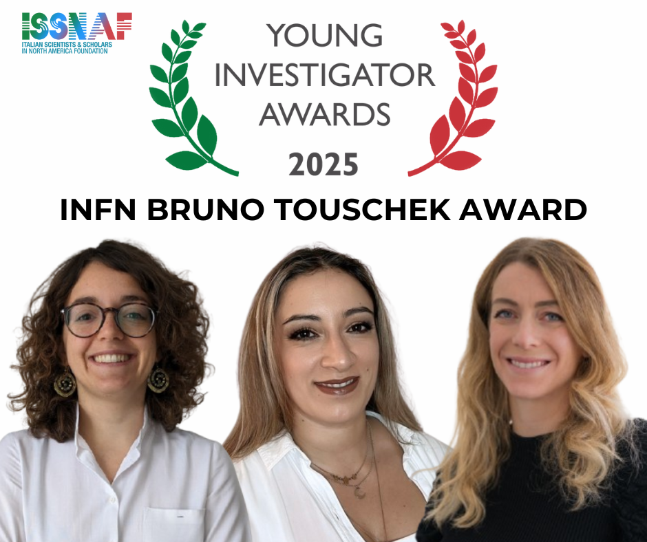 ISSNAF Young Investigator Bruno Touschek Award - Meet the 3 Finalists