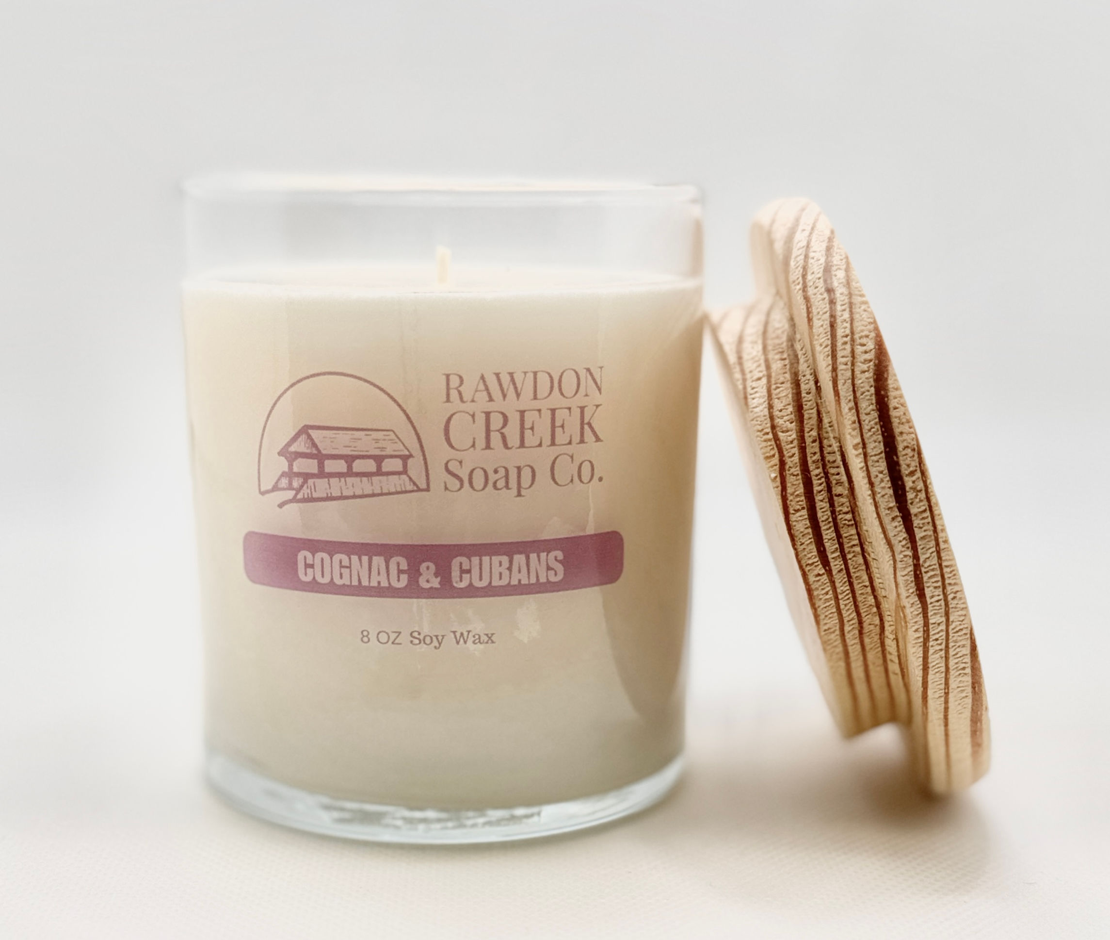 COGNAC & CUBANS Soy Wax Candle 8 oz