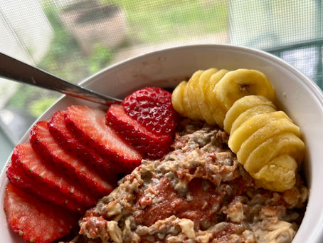 PB&J Overnight Oats