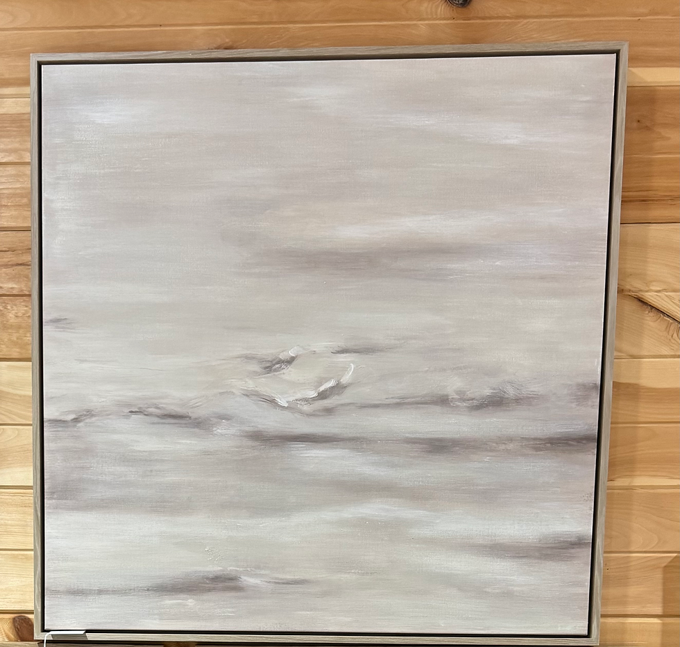 “Light White” Hand Painted Abstract Art