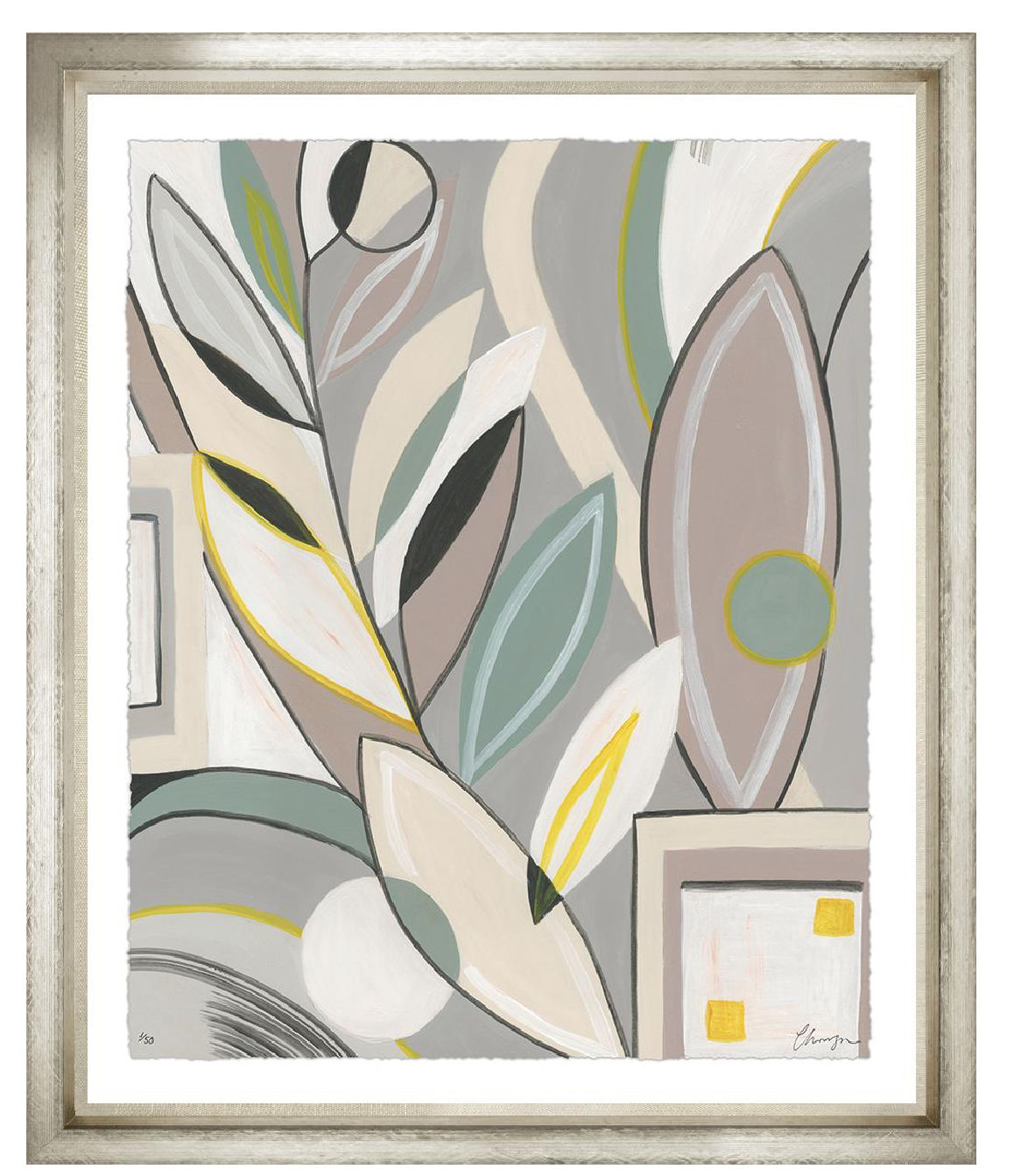 Cubist Florals IV