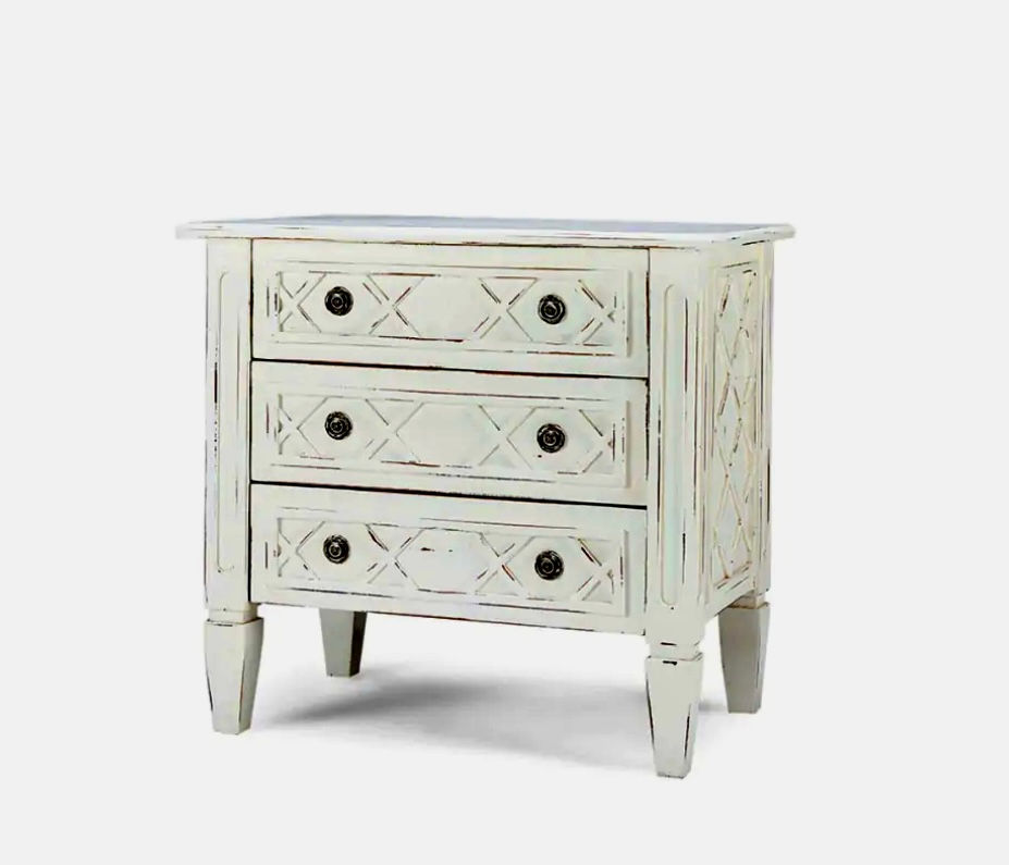 Dauphine 3-Drawer Nightstand