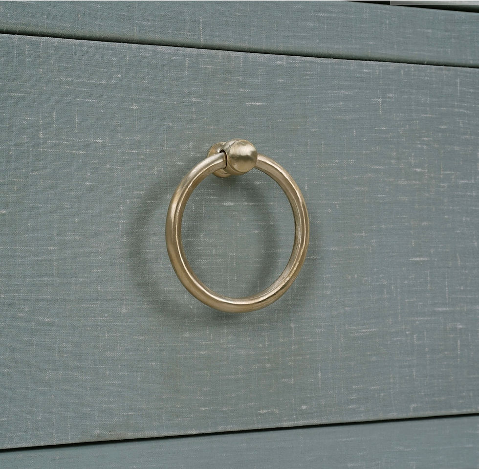 Thumbnail: Mornington 3 Drawer Linen Wrapped Dresser