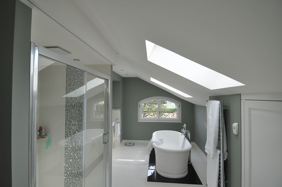 Salle de bain après travaux.