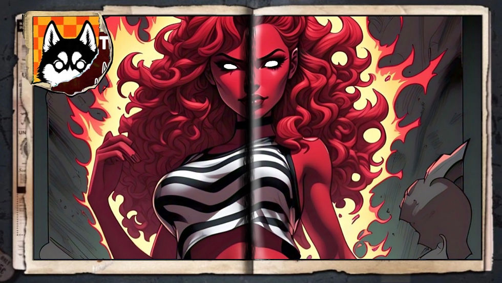 “Spicy Latina”, a comic wallpaper by Austin Lambeau.