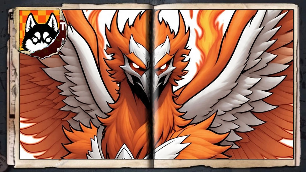 “Hayabusa The Phoenix”, a comic wallpaper by Austin Lambeau.