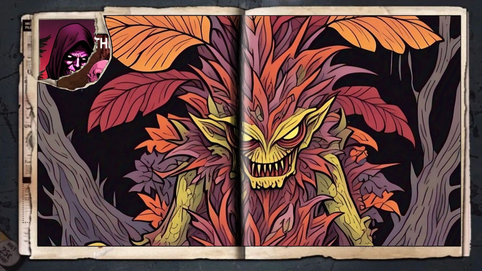 “Poison Ivy”, a comic wallpaper by Austin Lambeau.