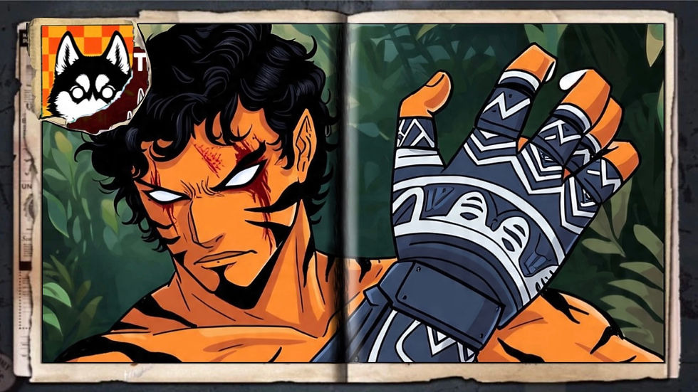 “Bengal”, a comic wallpaper by Austin Lambeau.