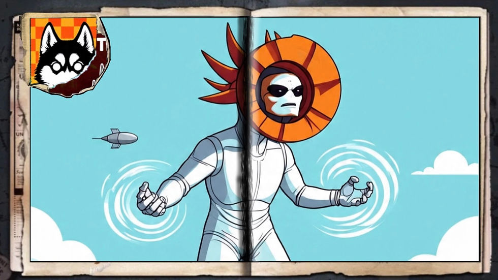 “Turbine”, a comic wallpaper by Austin Lambeau.