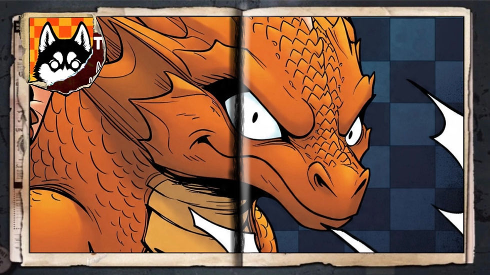 “Voidless Dragon”, a comic wallpaper by Austin Lambeau.