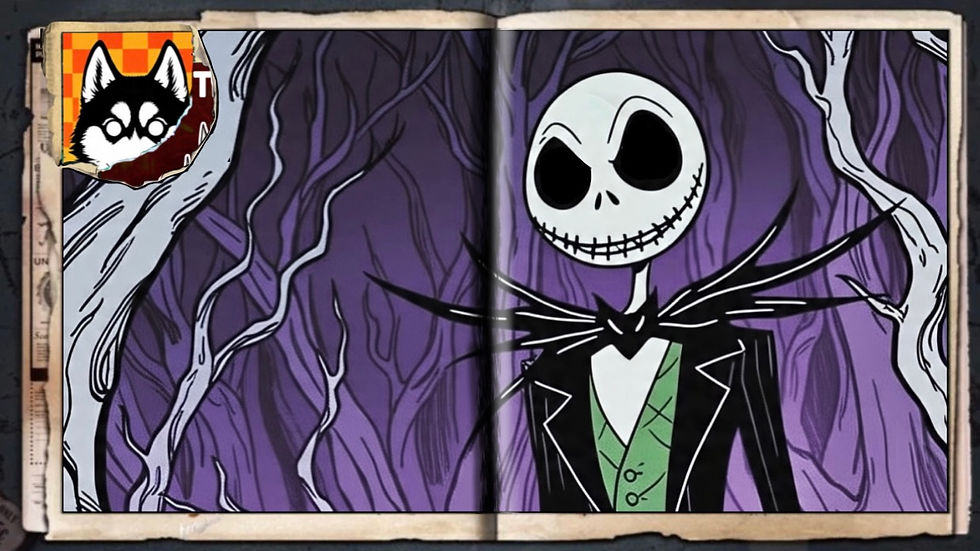 “Nightmare Before Joker Suit”, a comic wallpaper by Austin Lambeau.