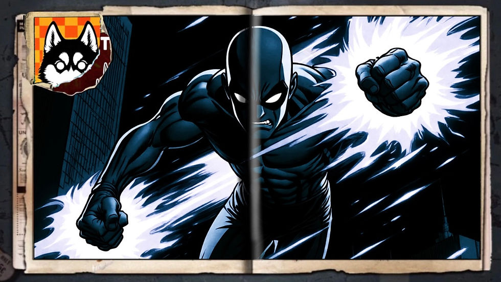 “Psycho Fist”, a comic wallpaper by Austin Lambeau.