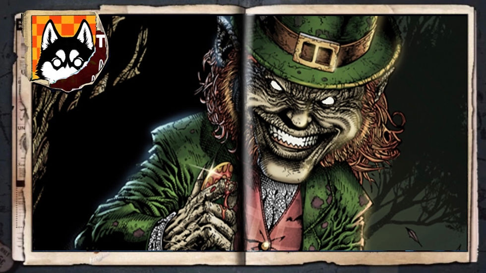 “Psycho Leprechaun”, a comic wallpaper by Austin Lambeau.