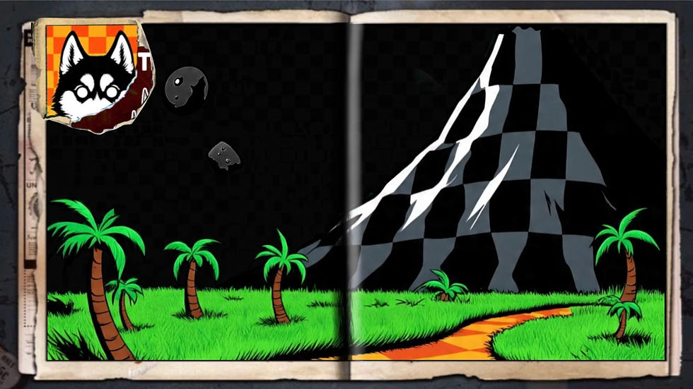 “Regular Hill Zone”, a comic wallpaper by Austin Lambeau.