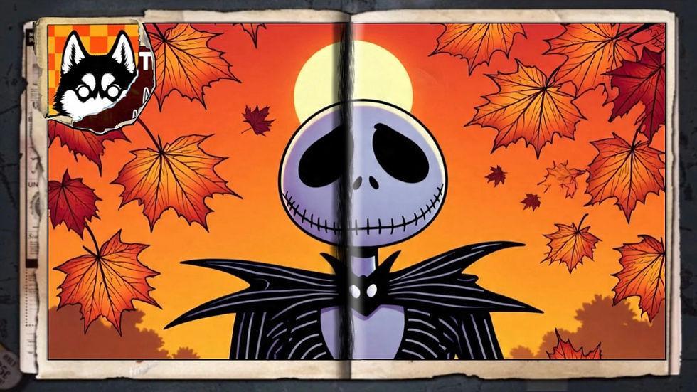 “Nightmare Before Fall”, a comic wallpaper by Austin Lambeau.