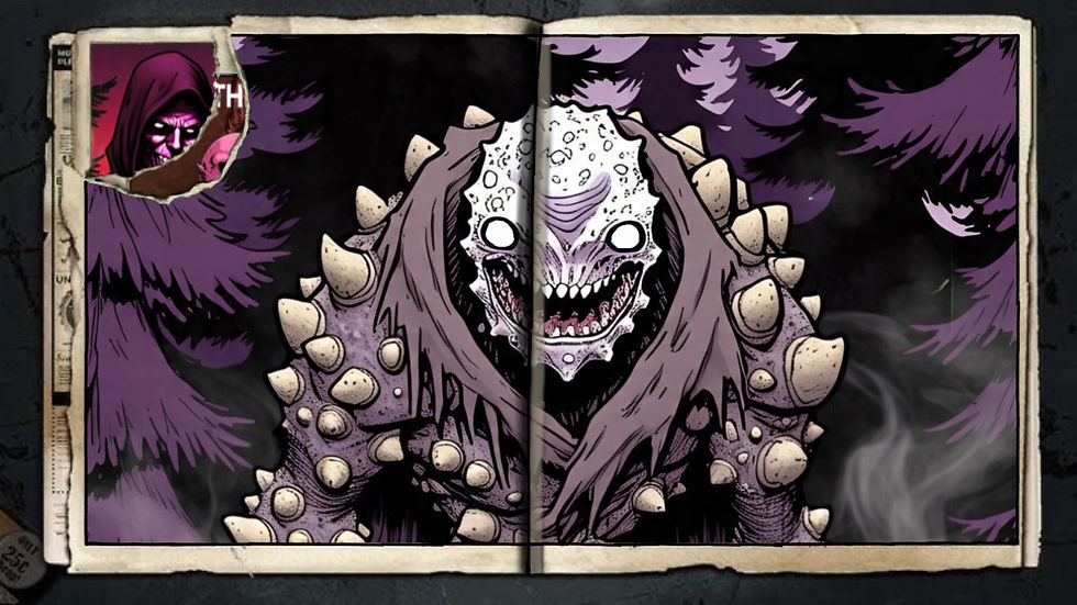 “Ugly Barnacles”, a comic wallpaper by Austin Lambeau.