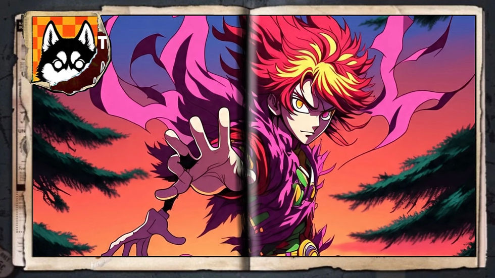 “Sunset Homsar”, a comic wallpaper by Austin Lambeau.