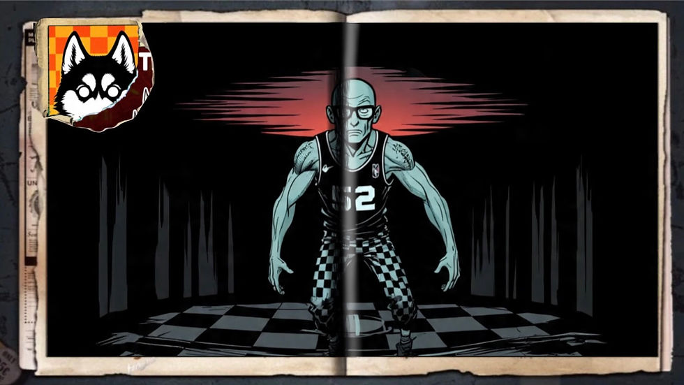 “Player 52”, a comic wallpaper by Austin Lambeau.