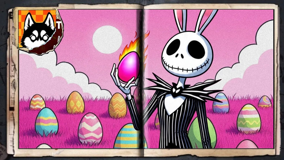 “Nightmare Before Easter”, a comic wallpaper by Austin Lambeau.