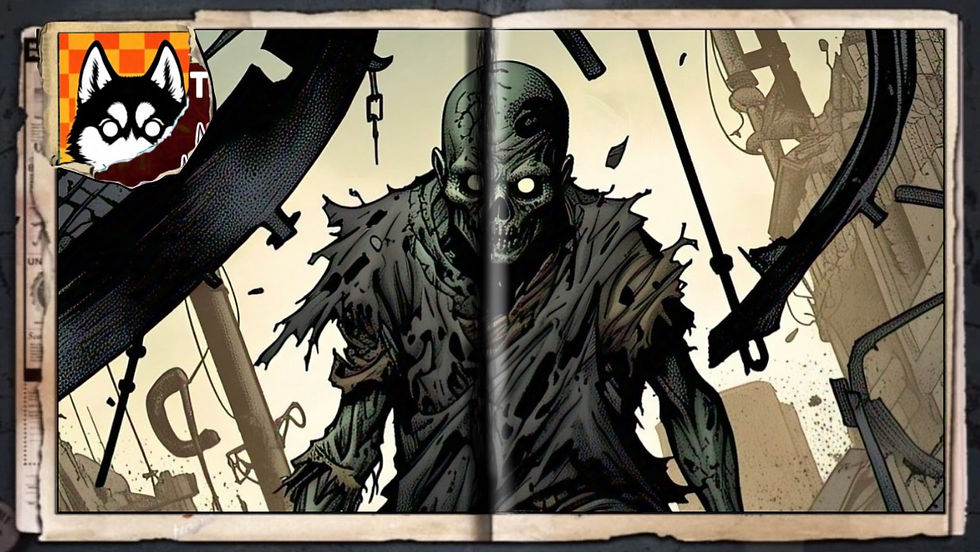“Undead”, a comic wallpaper by Austin Lambeau.