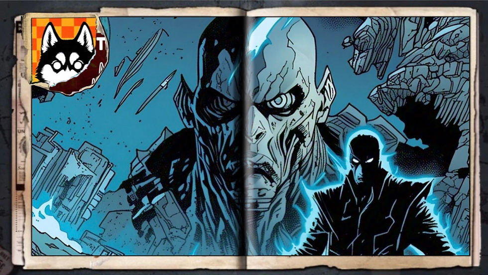 “Psycho Of The Dead”, a comic wallpaper by Austin Lambeau.