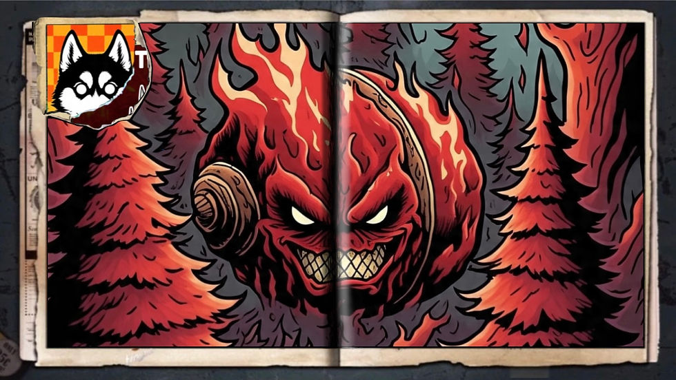 “Blazin’ Shell”, a comic wallpaper by Austin Lambeau.