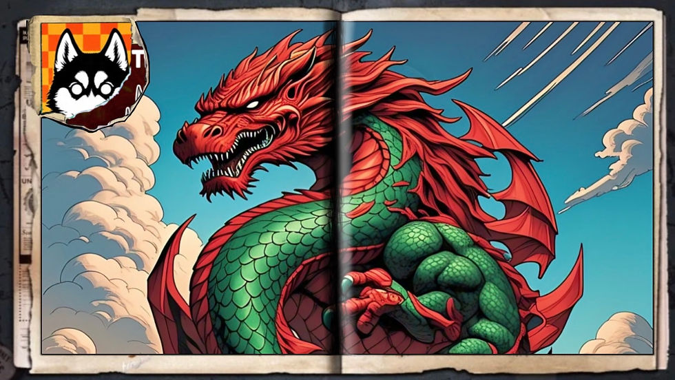 “Legendary Dragon #3”, a comic wallpaper by Austin Lambeau.