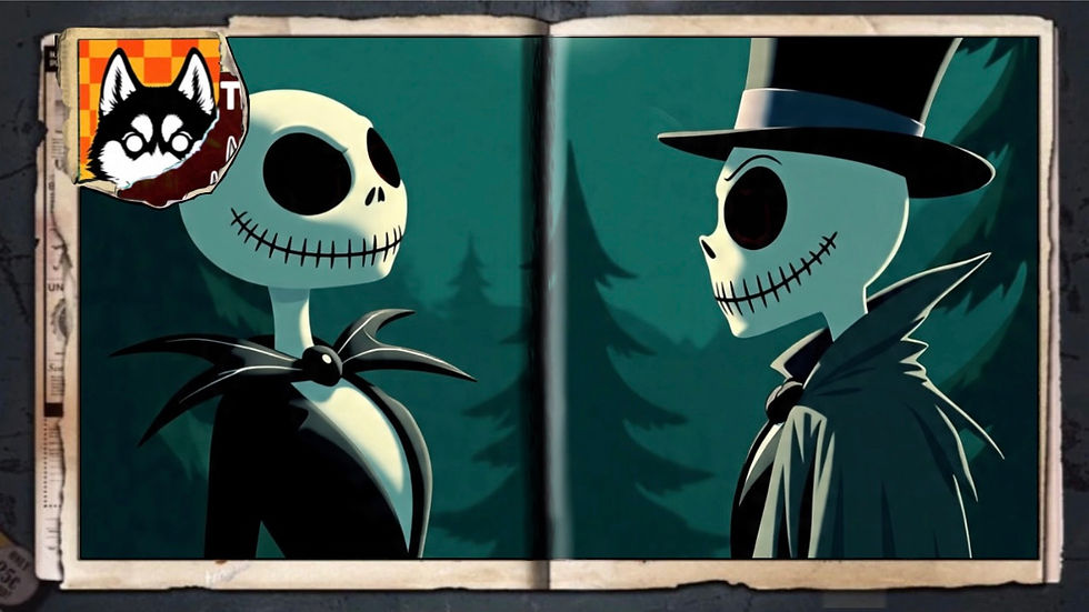 “Nightmare Before Brother”, a comic wallpaper by Austin Lambeau.