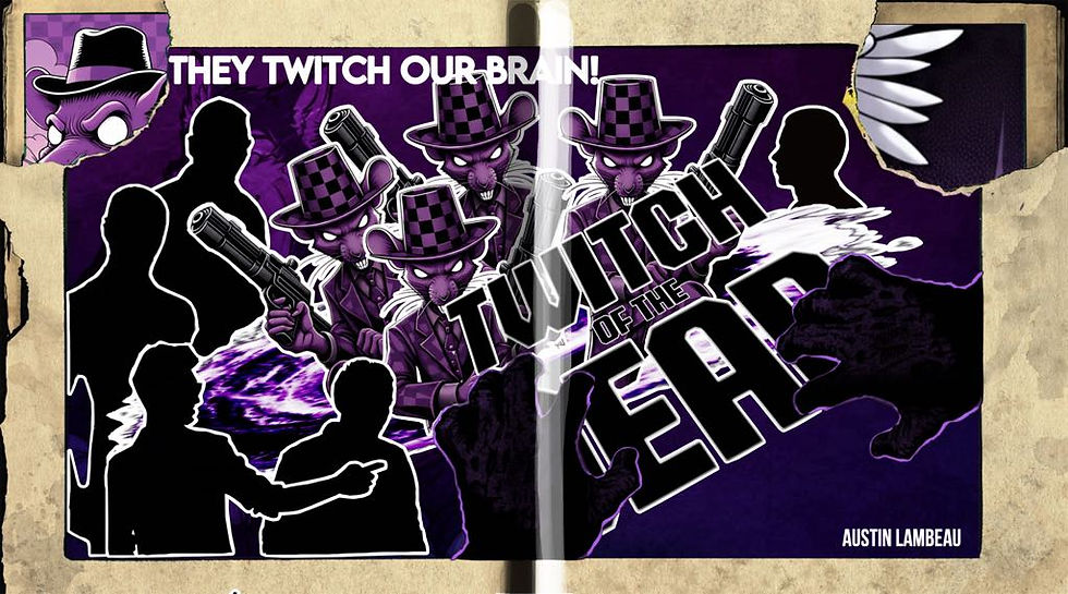 “Twitch Of The Dead”, a comic wallpaper by Austin Lambeau.