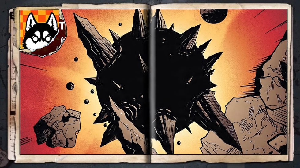 “Void Planet”, a comic wallpaper by Austin Lambeau.