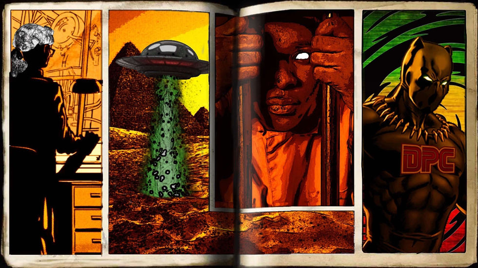 “Black History Month”, a comic wallpaper by Austin Lambeau.